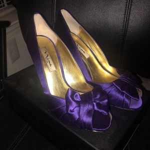 Nina purple stilettos